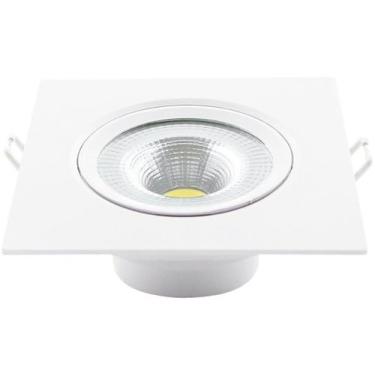 Imagem de Luminárias Spot De Led Quadrado Embutir 7w 6500k Avant - Avant  Sala Q