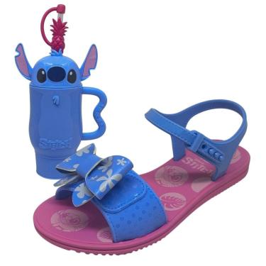 Imagem de Sandália Infantil Menina Confortável Stitch Fun Cup Grendene