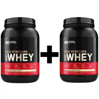 Imagem de Combo 2un Whey Gold Standard - Sabor Baunilha 907g-ON - optimum nutrit