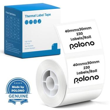 Imagem de Etiquetas Térmicas POLONO PM220S para Impresoras de Etiquetas 40x30mm 