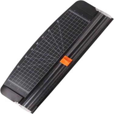 Imagem de Guilhotina Yeet Guilhotina Cortador de Papel A4 P Mesa 12 Folhas com Guia de Corte Preto