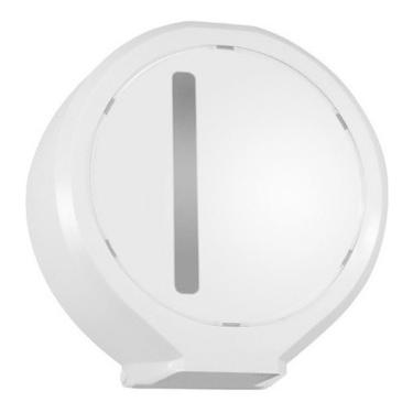 Imagem de Kit 8 Suporte para Papel Higiênico Elite para Rolo de 300 a 400M com Fechadura Branco H...