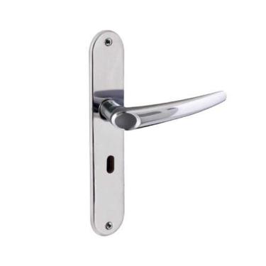 Imagem de Fechadura Interna Joy F-2700-46 IP Mecânica de Embutir com Chave para Porta de Madeira Prata