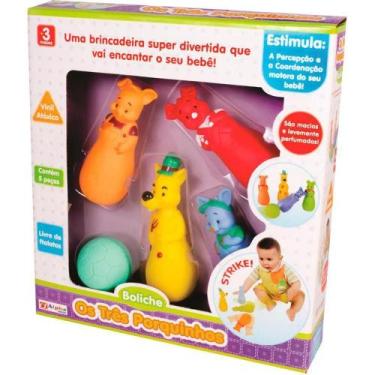 Imagem de BOLICHE TRES PORQUINHOS EC ST - Brinquedo Educativo para Bebês
