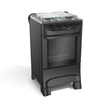 Imagem de Fogão Mueller 4 Bocas Mesa de Inox Preto Fosco - MFI4BA