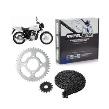 Imagem de Kit Relação Transmissão Riffel Top CG 125 Cargo Fan 2009-13