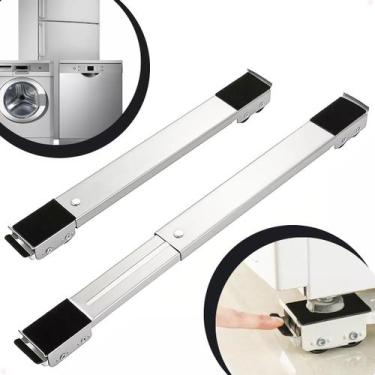 Imagem de Suporte Base Rodinhas Carrinho Ajustável P/ Geladeira Fogão - Tesla St