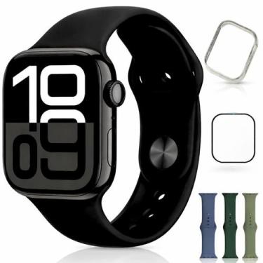 Imagem de Relógio Smartwatch W10 Mini 42mm ChatGPT NFC Tela Amoled Lançamento Mi