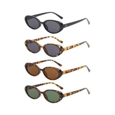 Imagem de Óculos De Sol Vintage Pequenos Em Forma Oval, Conjunto De 4 Ou 7 Peças