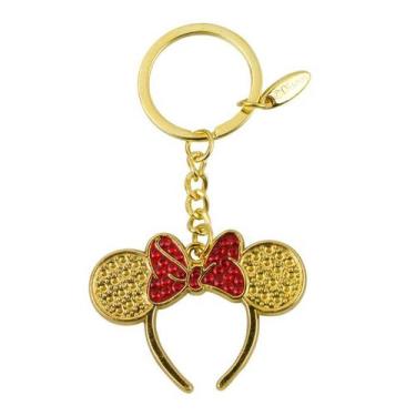 Imagem de Chaveiro metal tiara laço minnie 5cm - disney