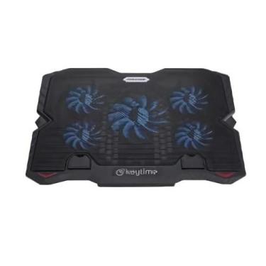 Imagem de Suporte Para Notebook Keytime CoolStand 5 Ajustável C/ 5 Fans Preto - 