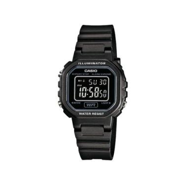 Imagem de Relógio Feminino Casio Digital Esportivo - LA-20WH-1BDF Preto