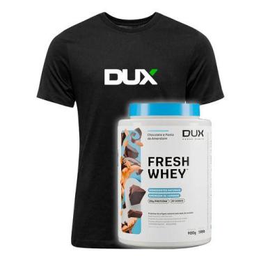 Imagem de Kit Camiseta Dux Fresh Whey Protein Vários Sabores Dry Fit - - Dux Nut