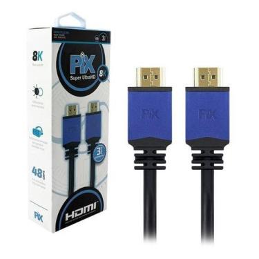 Imagem de Cabo hdmi plus 2.1 - 8k hdr 19p 3m - PIX