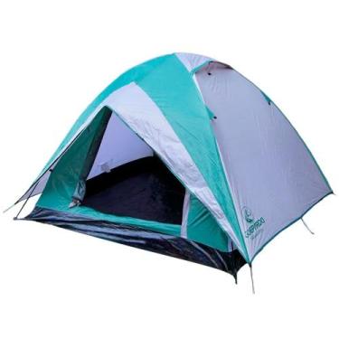 Imagem de Barraca Vênus Ultra 4 Pessoas Cinza e Verde 2500mm - Guepardo