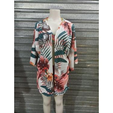 Imagem de Kimono de praia - Agosmodapraia, Estampado