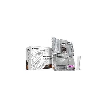 Imagem de Placa-Mãe Gigabyte X870 AORUS ELITE WF7 ICE, AM5, ATX, DDR5, PCIe 5.0, RGB, Wi-Fi 7, Bluetooth, Branco - X870 A ELITE WF7 ICE