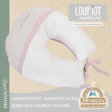 Imagem de Almofada de Amamentação Loupiot Nature Rose - Conforto e Suporte para 
