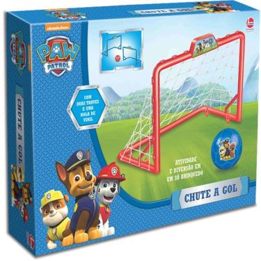 Imagem de Jogo de Chute a Gol Infantil Líder Brinquedos Patrulha Canina com Bola