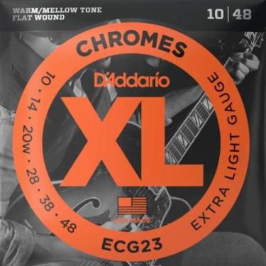 Imagem de Encordoamento d'addario guitarra xl chromes 0.10-0.48 ecg23