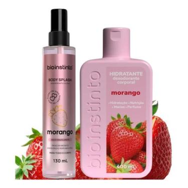 Imagem de Bio Instinto Hidratante Morango + Body Splash Eu Amo Frutas