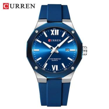 Imagem de Relógio De Quartzo Masculino À Prova d'Água Com Pulseira De Silicone L