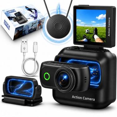 Imagem de Câmera De Ação 4K Ultra HD Portátil À Prova D'água Esportiva Digital D