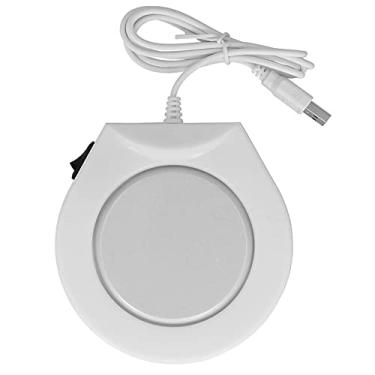 Imagem de 01 02 015 Tapete de caneca mais quente, aquecedor de copo de café USB para viagens para piqueniques, acampamento, café, chá, leite para escritório em casa