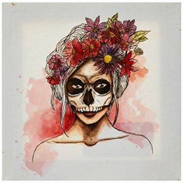 Imagem de Arte Maníacos Quadro Decorativo em Tela Canvas Catrina Daphs - 20x20cm