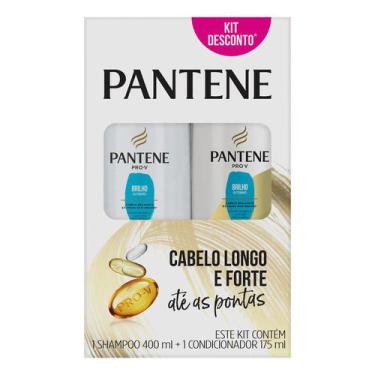 Imagem de Kit Pantene Brilho Extremo Shampoo 400ml + Condicionador 175ml