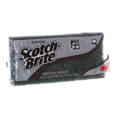 Imagem de Fibra Multiuso Limpeza Pesada Verde com 2 Unidades Scotch-Brite