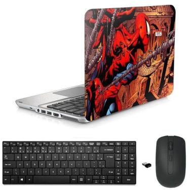 Imagem de Adesivo Notebook 13,3 Spider/Tecl/Mouse Preto