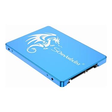 Imagem de Somnambulist SSD 1TB SATA III 6GB/S Interno Disco sólido 2,5”7mm 3D NAND Chip Up To 520 Mb/s (Azul Dragão-1TB)