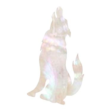 Imagem de Fancyes Adesivos de guitarra de pvc, de decoração diy adesivos decalques de, para presentes de iniciante de guitarra, Lobo da neve