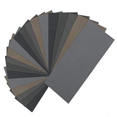 Imagem de SHENGANG 20 pcs Lixa 9 x 3,6 polegadas 60-7000 Grit Lixa Lixa Água Seca Lixa Abrasivo Para Madeira Metal Polimento Automotivo, 400