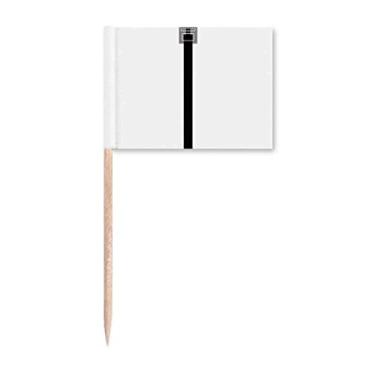 Imagem de Cabo de Internet Preto USB Plugue Padrão Palito Bandeiras Marcador Decoração de Festa