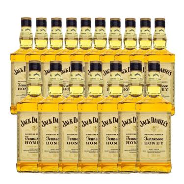 Imagem de Kit 17 Whisky Jack Daniel'S Honey Original 375Ml Uísque