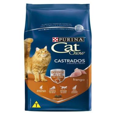 Imagem de Ração Nestlé Purina Cat Chow Para Gatos Castrados Sabor Frango - 10,1K