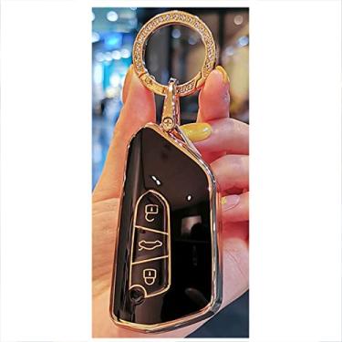 Imagem de Capa De Chave De Carro TPU, Apto Para Ford Fiesta Focus 2 Ecosport Kuga Escape Falcon B-Max C-Max Eco Sport Galaxy