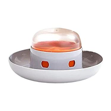 Imagem de Bothyi Tigela Dispensadora de Ração para Cachorro Botão de Pressão Interativo para Alimentação para Cães Antiderrapantes