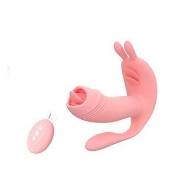 Imagem de Vibrador Clitóris Estimulador 10 Velocidades de Vibração Ponto G Massageador Ponto G Zatla Shop (Rosa)