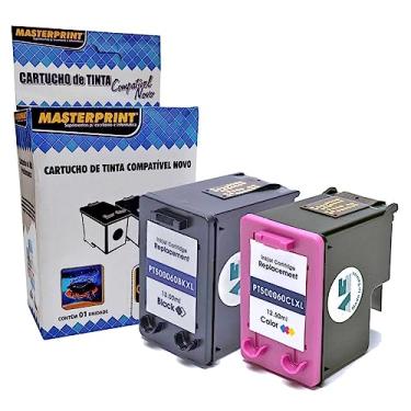 Imagem de Kit Cartucho de Tinta Compatível para 60xl 60 Marca Masterprint para Deskjet C4680 C4780 F4480 F4440 D110 D410 F4280