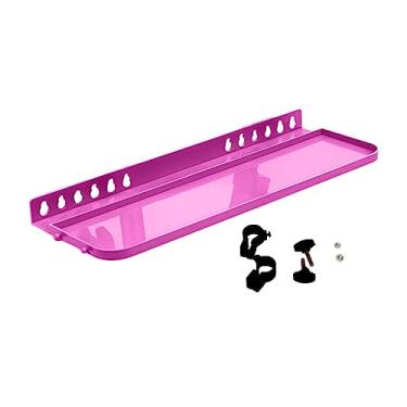 Imagem de Prateleira de bandeja de cavalete, bandeja de armazenamento removível universal multiuso durável, acessório de pintura de artistas, Roxo