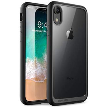 Imagem de SUPCASE [Série Unicorn Beetle Style] Capa para iPhone XR, capa protetora híbrida premium transparente para Apple iPhone XR 6,1 polegadas versão 2018 (preto)