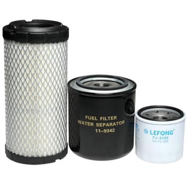 Imagem de TONNISI Kit de manutenção de filtro de ar/óleo/combustível ST-3195 substitui 11-6182, 11-9059, 11-9342 compatível com Thermo King Tripac APU ou Evolution