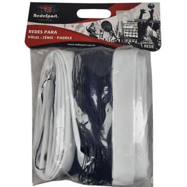 Imagem de Rede de Vôlei Rede Sport Colegial 4 Faixas Algodão