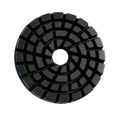 Imagem de harayaa Almofadas de polimento de diamante 4 polegadas ternos moedor polidor, fácil de instalar, almofada de lixa, discos de moagem para piso, pedra de, 50 grãos