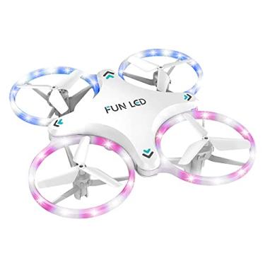 Imagem de Drone Fun Led Multilaser com Controle ES354 Branco