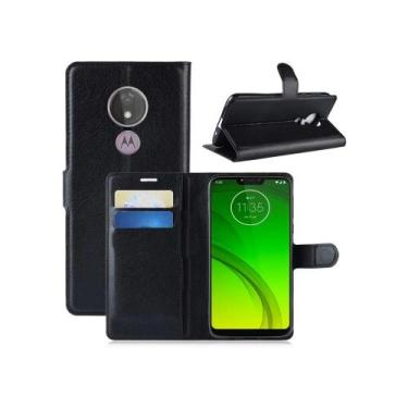 Imagem de Capa Capinha Carteira Motorola Moto G7 Power Case Couro Flip - Império