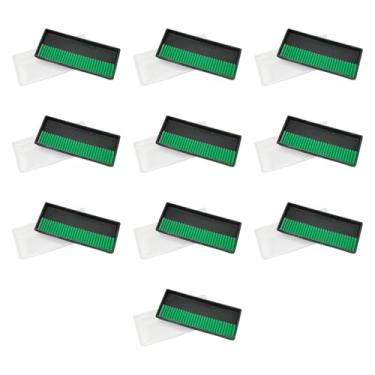 Imagem de Baoblaze 10x Caixas de armazenamento de bits Organizadores Equipamento de oficina Porta-bits Suportes Caixas vazias para caminhão, casa, carro, garagem